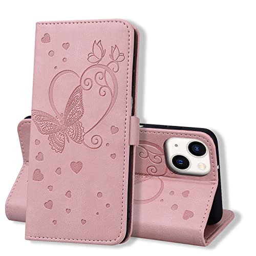 Auslbin Hülle für iPhone 14 6.1 Zoll 2022 Schutzhülle Premium PU/TPU Lederhülle Flip Wallet Tasche Case mit Kartensteckplätzen,Rosa Auslbin Hülle für iPhone 14 6.1 Zoll 2022 Schutzhülle Premium PU/TPU Lederhülle Flip Wallet Tasche Case mit Kartensteckplätzen,Rosa von Auslbin