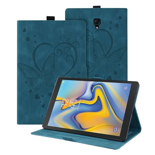 Auslbin Samsung Galaxy Tab A 10.5 Zoll 2018 (SM-T590/SM-T595) Hülle PU Leder Schutzhülle mit Stand Case Cover für Samsung Galaxy Tab A 10.5 Zoll 2018,Blau von Auslbin