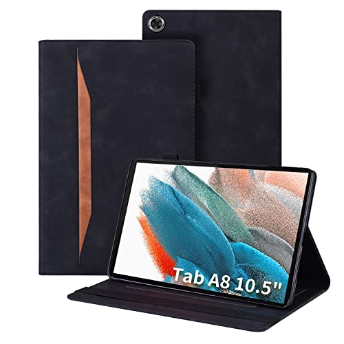 Auslbin Samsung Galaxy Tab A8 Hülle 10.5 Zoll (2021/2022) PU-Leder mit der Stand Funktion Tablet Case mit Auto Schlaf/Aufwach Schutzhülle für Samsung Galaxy Tab A8 Hülle SM-X200/X205/X207(Schwarz) von Auslbin
