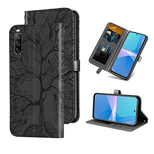Auslbin für Sony Xperia 10 III Hülle,Handy Lederhülle PU Leder Hülle Brieftasche Handytasche Cover Kompatibel für Sony Xperia 10 III Ledertasche,Schwarz Auslbin für Sony Xperia 10 III Hülle,Handy Lederhülle PU Leder Hülle Brieftasche Handytasche Cover Kompatibel für Sony Xperia 10 III Ledertasche,Schwarz von Auslbin