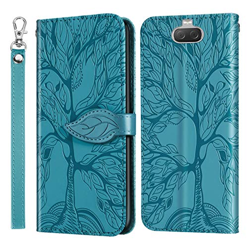 Auslbin für Sony Xperia 8 Hülle,Handy Lederhülle PU Leder Hülle Brieftasche Handytasche Cover Kompatibel für Sony Xperia 8 Ledertasche,Blau Auslbin für Sony Xperia 8 Hülle,Handy Lederhülle PU Leder Hülle Brieftasche Handytasche Cover Kompatibel für Sony Xperia 8 Ledertasche,Blau von Auslbin