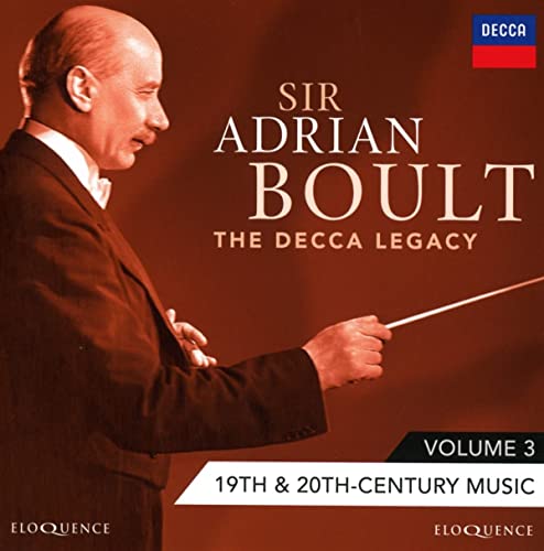 Sir Adrian Boult: das Decca-Erbe,Vol.3 von Eloquence