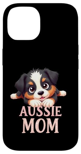 Aussie Mama Hund Australian Shepherd Mama Süßer Welpe Hülle für iPhone 14 Aussie Mama Hund Australian Shepherd Mama Süßer Welpe Hülle für iPhone 14 von Australian Shepherd Fun Designs