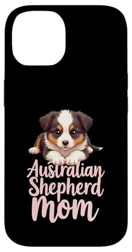 Aussie Mama Hund Australian Shepherd Mama Süßer Welpe Hülle für iPhone 14 Aussie Mama Hund Australian Shepherd Mama Süßer Welpe Hülle für iPhone 14 von Australian Shepherd Fun Designs