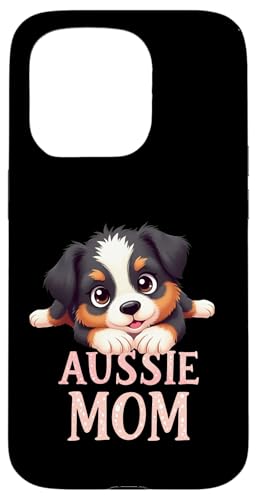 Aussie Mama Hund Australian Shepherd Mama Süßer Welpe Hülle für iPhone 15 Pro Aussie Mama Hund Australian Shepherd Mama Süßer Welpe Hülle für iPhone 15 Pro von Australian Shepherd Fun Designs