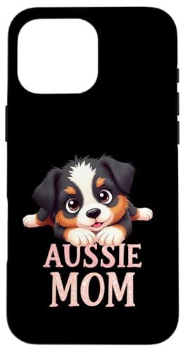 Aussie Mama Hund Australian Shepherd Mama Süßer Welpe Hülle für iPhone 16 Pro Max Aussie Mama Hund Australian Shepherd Mama Süßer Welpe Hülle für iPhone 16 Pro Max von Australian Shepherd Fun Designs