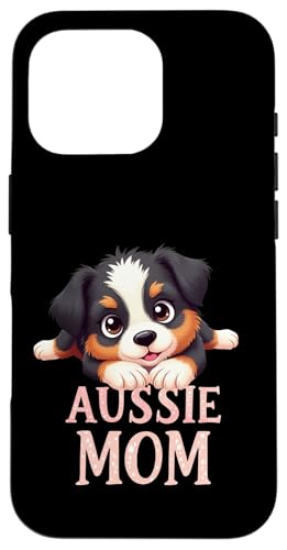 Aussie Mama Hund Australian Shepherd Mama Süßer Welpe Hülle für iPhone 16 Pro Aussie Mama Hund Australian Shepherd Mama Süßer Welpe Hülle für iPhone 16 Pro von Australian Shepherd Fun Designs