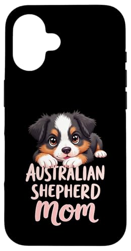 Aussie Mama Hund Australian Shepherd Mama Süßer Welpe Hülle für iPhone 16 Aussie Mama Hund Australian Shepherd Mama Süßer Welpe Hülle für iPhone 16 von Australian Shepherd Fun Designs