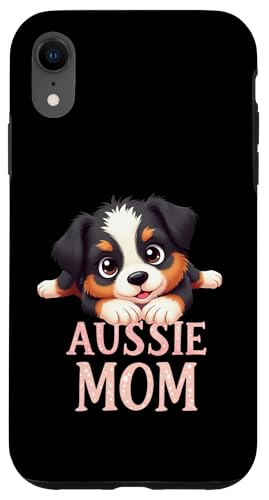 Aussie Mama Hund Australian Shepherd Mama Süßer Welpe Hülle für iPhone XR Aussie Mama Hund Australian Shepherd Mama Süßer Welpe Hülle für iPhone XR von Australian Shepherd Fun Designs