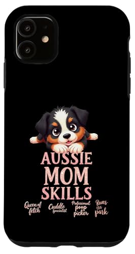 Lustiges Aussie Mom Dog Australian Shepherd Mama Humor Zitat Hülle für iPhone 11 Lustiges Aussie Mom Dog Australian Shepherd Mama Humor Zitat Hülle für iPhone 11 von Australian Shepherd Fun Designs