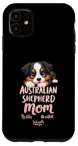 Lustiges Aussie Mom Dog Australian Shepherd Mama Humor Zitat Hülle für iPhone 11 Lustiges Aussie Mom Dog Australian Shepherd Mama Humor Zitat Hülle für iPhone 11 von Australian Shepherd Fun Designs