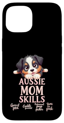 Lustiges Aussie Mom Dog Australian Shepherd Mama Humor Zitat Hülle für iPhone 15 Lustiges Aussie Mom Dog Australian Shepherd Mama Humor Zitat Hülle für iPhone 15 von Australian Shepherd Fun Designs