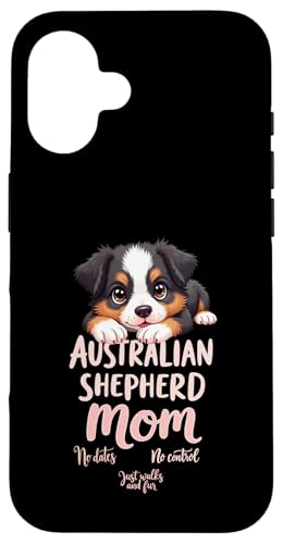Lustiges Aussie Mom Dog Australian Shepherd Mama Humor Zitat Hülle für iPhone 16 Lustiges Aussie Mom Dog Australian Shepherd Mama Humor Zitat Hülle für iPhone 16 von Australian Shepherd Fun Designs