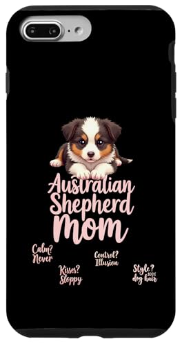 Lustiges Aussie Mom Dog Australian Shepherd Mama Humor Zitat Hülle für iPhone 7 Plus/8 Plus von Australian Shepherd Fun Designs