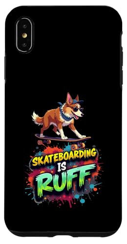 Lustiges Skateboarding-Geschenk für australische Schäferhundbesitzer Hülle für iPhone XS Max Lustiges Skateboarding-Geschenk für australische Schäferhundbesitzer Hülle für iPhone XS Max von Australian Shepherd Fun Designs