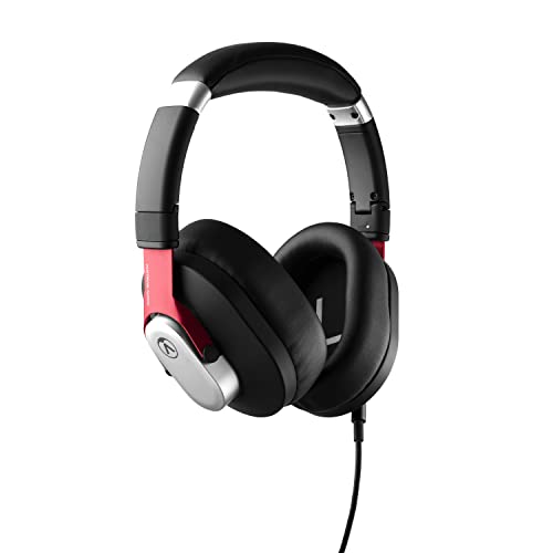 Austrian Audio Hi-X15 Kopfhörer, professionelle Headphones für Tonstudio, Proberaum oder täglichen Einsatz (ohrumschliessend, Memory-Foam-Ohrpolster, 3,5 mm Klinken-Anschluss), Schwarz/Rot von Austrian Audio