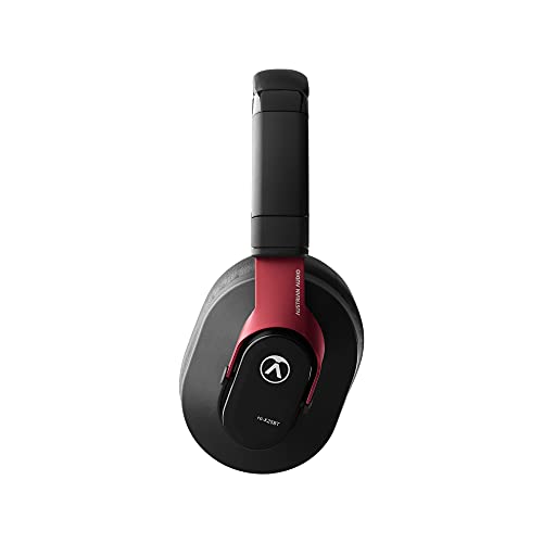 Austrian Audio Hi-X25BT Bluetooth Kopfhörer, professionelle kabellose Headphones (ohrumschliessend, Memory-Foam-Ohrpolster, Touch Control, Akku: 30 Std., USB-C- und Klinken-Anschluss), Schwarz/Rot von Austrian Audio