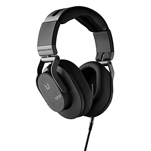 Austrian Audio Hi-X65 Kopfhörer, ohrumschließende Headphones (hoher Komfort durch spezielle Memory-Foam Ohrpolster, für Mixing und Mastering geeignet, 3,5 mm Klinkenanschluss), Schwarz von Austrian Audio
