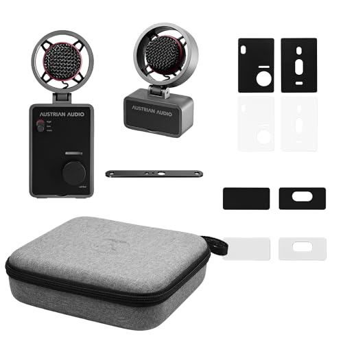 Austrian Audio MiCreator System Set für Musik und Content Produktion, Recording-Equipment (inkl. MiCreator Studio Mikrofon, Satellite Mikrofon, 2X Faceplates, MiniBar Stereo Schiene, Case, Kabel) von Austrian Audio