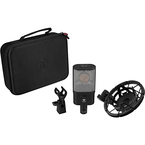Austrian Audio OC16 Studio Set mit Open Acoustics Technologie (Allrounder Kondensator Studio Mikrofon, präzise Nierencharakteristik, handgefertigte CKR12 Keramikkapsel, natürlicher Klang), Schwarz von Austrian Audio