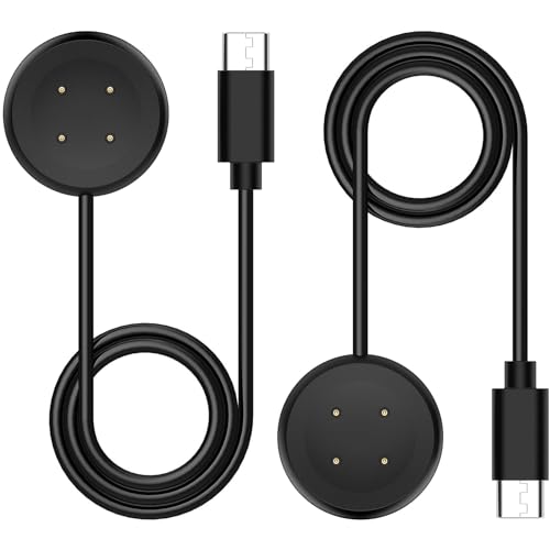 Austuo 2 Stück Kompatibel mit Google Pixel Watch 2 typ Ladegerät, magnetisches schnelles USB C Ladekabel für Fitbit Sense/Sense 2/Versa 3/Versa 4, 3.3 ft (Nicht für Pixel Watch 1)… von Austuo