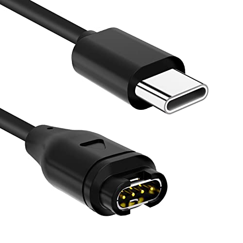 USB C Ladegerät Kompatibel mit Garmin Watch Ladegerät, Data Sync Ladekabel für Garmin Fenix 7 7S 7X 6 6S 6X 5 5S 5X, Vorläufer 945 245 45, Vivoactive 3 4 4s, Venu 2 2s, Instinct, 3.3FT/1M von Austuo