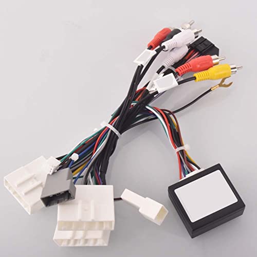 Autoradio Stereo Kabelbaum Kabel Adapter Android 16pin Für Nissan Murano Qashqai J10 J11 X Trail Tiida von AutOcean