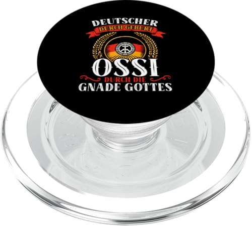 Deutscher Durch Geburt Ossi Durch Die Gnade Gottes PopSockets PopGrip für MagSafe Deutscher Durch Geburt Ossi Durch Die Gnade Gottes PopSockets PopGrip für MagSafe von Authentisches Ostdeutschland Design Für Deutsche