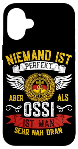 Niemand Ist Perfekt Aber Als Ossi Ist Man Sehr Nah Dran Hülle für iPhone 16 Plus Niemand Ist Perfekt Aber Als Ossi Ist Man Sehr Nah Dran Hülle für iPhone 16 Plus von Authentisches Ostdeutschland Design Für Deutsche