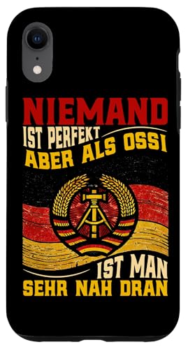 Niemand Ist Perfekt Aber Als Ossi Ist Man Sehr Nah Dran Hülle für iPhone XR Niemand Ist Perfekt Aber Als Ossi Ist Man Sehr Nah Dran Hülle für iPhone XR von Authentisches Ostdeutschland Design Für Deutsche