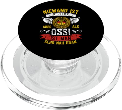 Niemand Ist Perfekt Aber Als Ossi Ist Man Sehr Nah Dran PopSockets PopGrip für MagSafe Niemand Ist Perfekt Aber Als Ossi Ist Man Sehr Nah Dran PopSockets PopGrip für MagSafe von Authentisches Ostdeutschland Design Für Deutsche