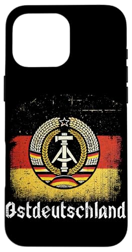 Ostdeutschland Ossi Stolz Retro Erbe Traditionen Grafik Hülle für iPhone 16 Pro Max Ostdeutschland Ossi Stolz Retro Erbe Traditionen Grafik Hülle für iPhone 16 Pro Max von Authentisches Ostdeutschland Design Für Deutsche