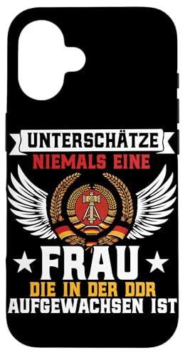 Ostdeutschland Ossi Stolz Retro Erbe Traditionen Grafik Hülle für iPhone 16 von Authentisches Ostdeutschland Design Für Deutsche