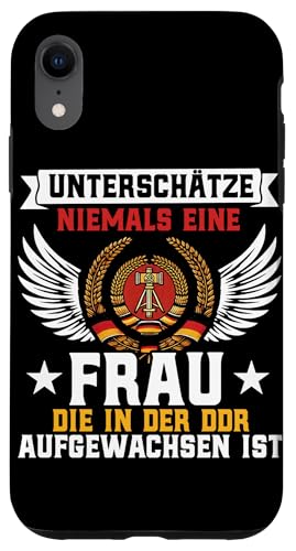 Ostdeutschland Ossi Stolz Retro Erbe Traditionen Grafik Hülle für iPhone XR Ostdeutschland Ossi Stolz Retro Erbe Traditionen Grafik Hülle für iPhone XR von Authentisches Ostdeutschland Design Für Deutsche