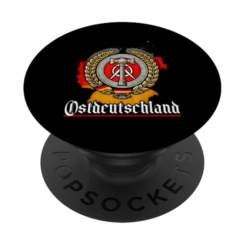 Ostdeutschland Ossi Stolz Retro Erbe Traditionen Grafik PopSockets Klebender PopGrip von Authentisches Ostdeutschland Design Für Deutsche