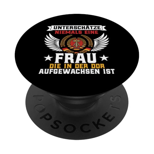 Ostdeutschland Ossi Stolz Retro Erbe Traditionen Grafik PopSockets Klebender PopGrip von Authentisches Ostdeutschland Design Für Deutsche