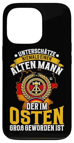 Ostdeutschland Stolz Retro Erbe Traditionen Grafik Ossi Hülle für iPhone 13 Pro von Authentisches Ostdeutschland Design Für Deutsche