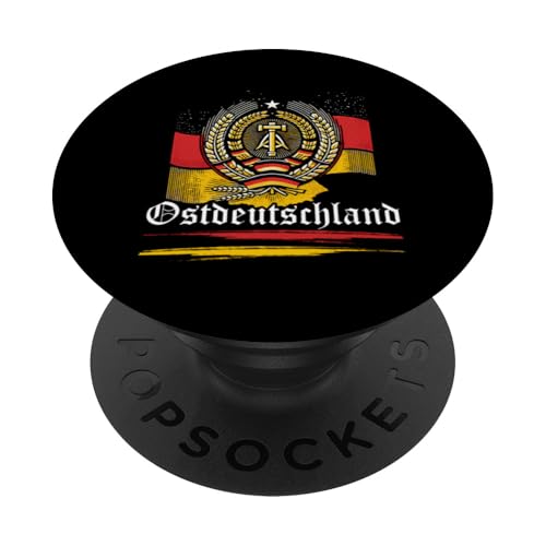 Ostdeutschland Stolz Retro Erbe Traditionen Grafik PopSockets Klebender PopGrip von Authentisches Ostdeutschland Design Für Deutsche