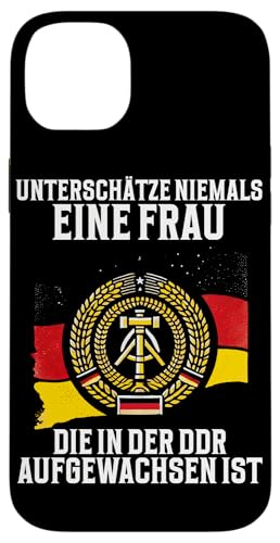 Unterschätze Niemals Eine Frau Die In Dor Aufgewachsen Ist Hülle für iPhone 14 Plus Unterschätze Niemals Eine Frau Die In Dor Aufgewachsen Ist Hülle für iPhone 14 Plus von Authentisches Ostdeutschland Design Für Deutsche