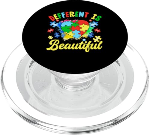 Anders ist schönes Autismus-Bewusstsein PopSockets PopGrip für MagSafe Anders ist schönes Autismus-Bewusstsein PopSockets PopGrip für MagSafe von Autism Awareness Kids Support Squad