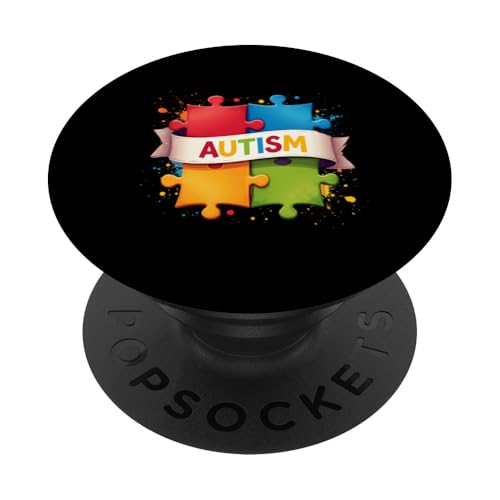 Autismus-Bewusstsein PopSockets Klebender PopGrip Autismus-Bewusstsein PopSockets Klebender PopGrip von Autism Awareness Kids Support Squad