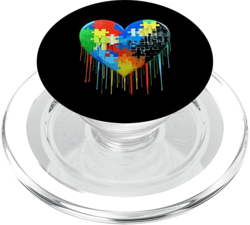 Autismus-Bewusstsein PopSockets PopGrip für MagSafe Autismus-Bewusstsein PopSockets PopGrip für MagSafe von Autism Awareness Kids Support Squad