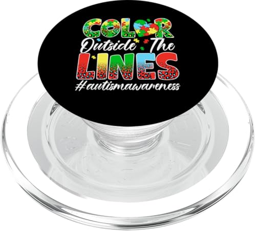 Autismus-Bewusstsein PopSockets PopGrip für MagSafe Autismus-Bewusstsein PopSockets PopGrip für MagSafe von Autism Awareness Kids Support Squad