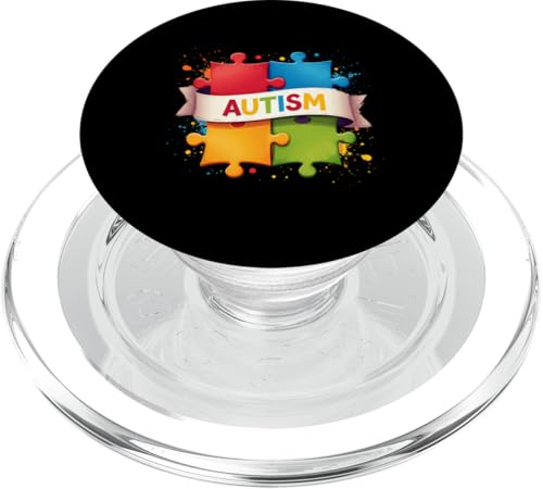 Autismus-Bewusstsein PopSockets PopGrip für MagSafe Autismus-Bewusstsein PopSockets PopGrip für MagSafe von Autism Awareness Kids Support Squad