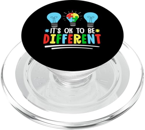 Es ist in Ordnung, ein anderes Autismus-Bewusstsein zu sein PopSockets PopGrip für MagSafe Es ist in Ordnung, ein anderes Autismus-Bewusstsein zu sein PopSockets PopGrip für MagSafe von Autism Awareness Kids Support Squad
