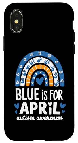 Blue is for April Autism Awareness Month Hülle für iPhone X/XS von Autism Awareness Neurodiversity Support