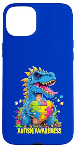 Dinosaurier Autismus Autistisch Weltbewusstsein Tag Monat ADHS Hülle für iPhone 15 Plus von Autism Awareness Support Autistic Children