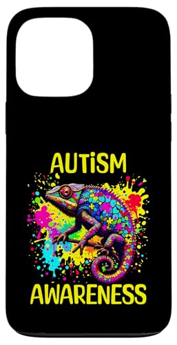 Gecko Eidechse Autismus Autistic World Awareness Day Month Kids Hülle für iPhone 13 Pro Max von Autism Awareness Support Autistic Children