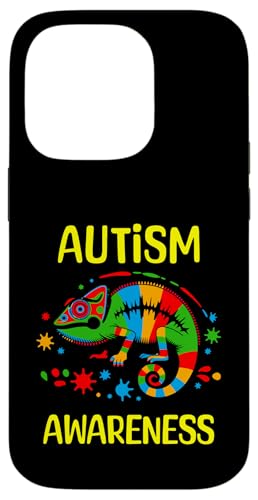 Gecko Eidechse Autismus Autistic World Awareness Day Month Kids Hülle für iPhone 14 Pro von Autism Awareness Support Autistic Children