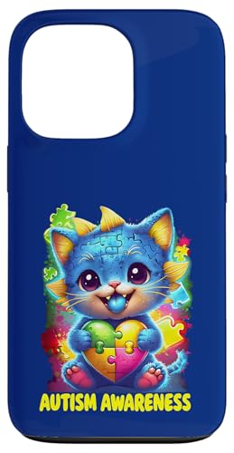 Kätzchen Katze Autismus Autistisch Weltbewusstsein Tag Monat ADHS Hülle für iPhone 13 Pro von Autism Awareness Support Autistic Children